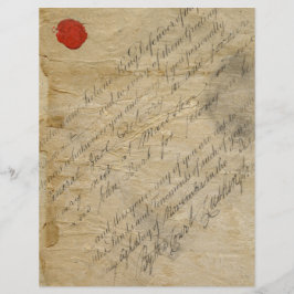 Vintages Schreiben Papier Scrapbook Ephemera