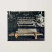 Vintages Schreibmaschinen-Puzzlespiel Puzzle (Horizontal)