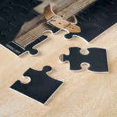 Vintages Schreibmaschinen-Puzzlespiel Puzzle (Seite)