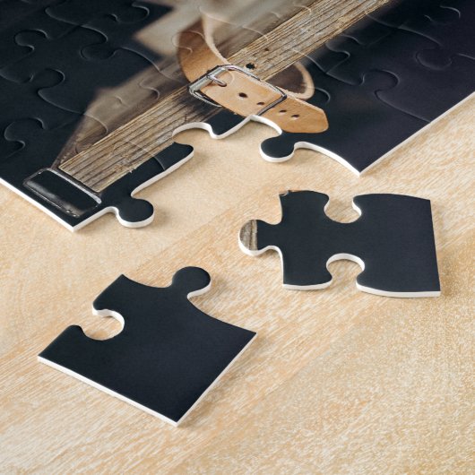 Vintages Schreibmaschinen-Puzzlespiel Puzzle (Seite)