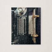 Vintages Schreibmaschinen-Puzzlespiel Puzzle (Vertikal)