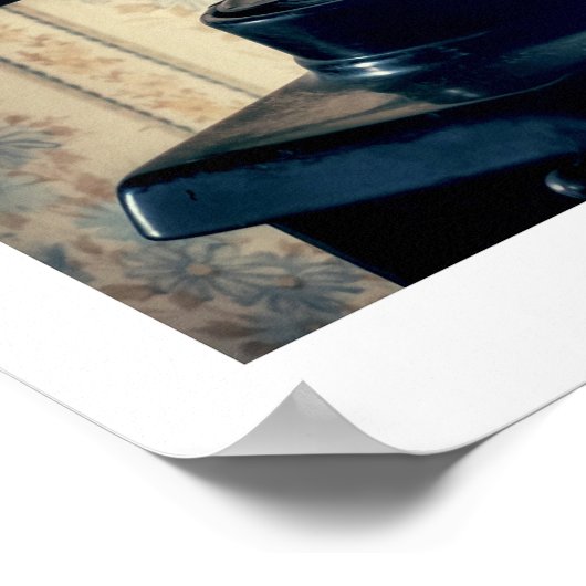 Vintages Schreibmaschinenposter Poster (Ecke)