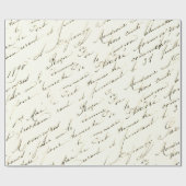 Vintages Schreibpapier Geschenkpapier (Flach)