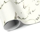 Vintages Schreibpapier Geschenkpapier (Rolleneckpunkt)