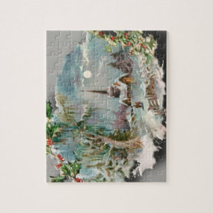 Vintages Schreibpapier Puzzle