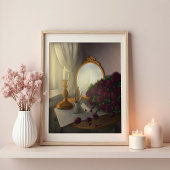 Vintages Schreibtischposter Poster