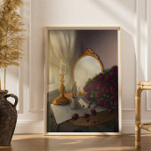 Vintages Schreibtischposter Poster