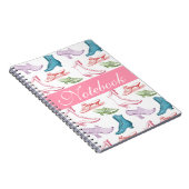 Vintages Schuhmusternotizbuch Notizblock (Rechte Seite)