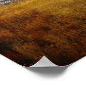 Vintages Schulposter Poster (Ecke)