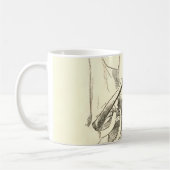 Vintages Schulter-Gelenk der Anatomie-| (circa Kaffeetasse (Links)