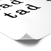 Vintages Schulzimmer Kurz Vowel Poster 24x36 (Ecke)