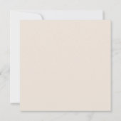 Vintages schwarz-gelbes Brautparty Einladung (Rückseite)