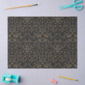 Vintages Schwarz-Gold-Glitzer-Dekoupage Seidenpapier (Basteln)