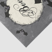 Vintages Schwarz-Orange-Halloween-Papiertaschentuc Seidenpapier (Ausschnitt)