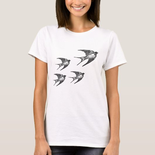 Vintages Schwarz-schlauch-Design T-Shirt (Vorderseite)