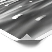 Vintages Schwarz-Weiß-Foto Poster (Ecke)