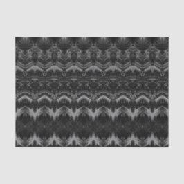 Vintages Schwarz-Weiß-Muster Seidenpapier