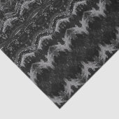 Vintages Schwarz-Weiß-Muster Seidenpapier (Ausschnitt)