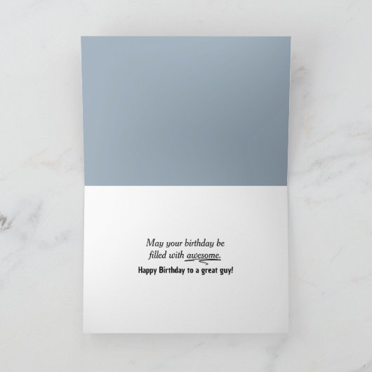 Vintages schwarzes Auto mit Regenbogen Karte (Innenseite)