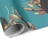 Vintages Schwarzes Cockatoo | Elizabeth Gould 1800 Geschenkpapier (Rolleneckpunkt)