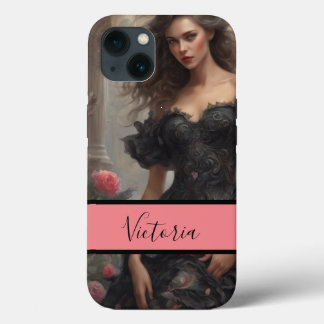 Vintages Schwarzes Kleid Mode-Forward-Elegant Case-Mate iPhone Hülle