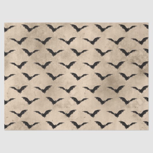 Vintages Schwarzes Meer Seidenpapier (Vorderseite)