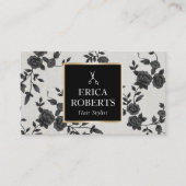 Vintages Schwarzes Meer Visitenkarte (Vorderseite)