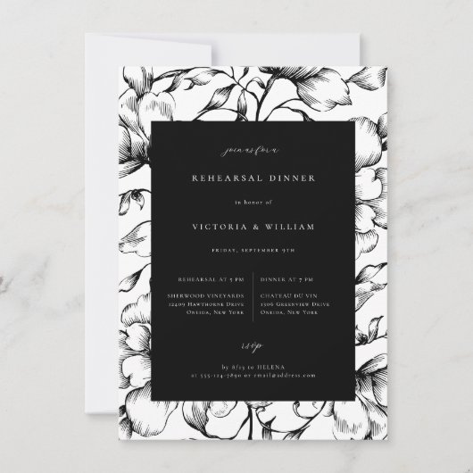 Vintages Schwarzes Probe Ankündigung (Vorderseite)