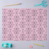 Vintages, schwarzes Spitzen-Dekopapier Seidenpapier (Basteln)