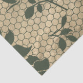 Vintages, schwarzes Spitzen-Dekopapier Seidenpapier (Ausschnitt)