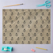 Vintages, schwarzes Spitzen-Dekopapier Seidenpapier (Basteln)