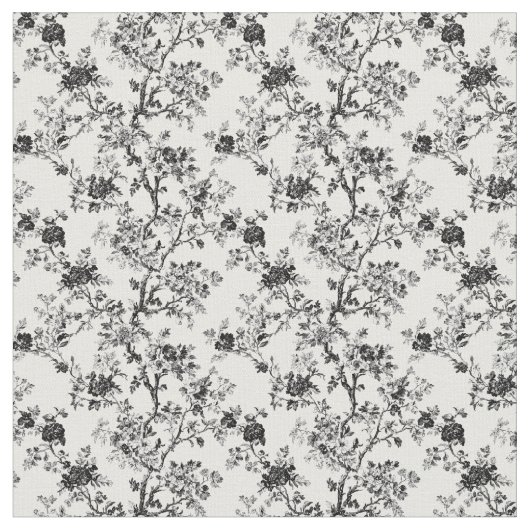 Vintages Schwarzes Toile Stoff (Nahaufnahme)