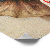 Vintages Schwarzes Werbeplakat 1903 Poster (Ecke)