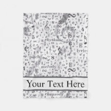 Vintages Schwarzweiß-Musiknote-Muster