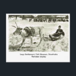 Vintages Schweden, Lapp-Siedlung, Volksmuseum, Postkarte<br><div class="desc">Vintages Schweden,  Lapp-Siedlung,  Volksmuseum,  Stockholmer Reindeer-Ausstellung</div>