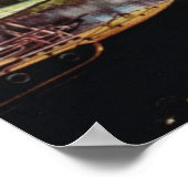 Vintages Schweden, mittelalterliche Burg Kalmar, G Poster (Ecke)