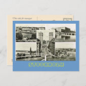 Vintages Schweden, Stockholm Postkarte (Vorne/Hinten)