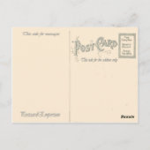 Vintages Schweden, traditionelles schwedisches Postkarte (Rückseite)