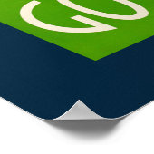 Vintages schwedisches Landschaftlich Waterway Trav Poster (Ecke)