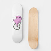 Vintages Schwein an Monozyten | Hintergrundfarbe a Skateboard (Vorderseite)