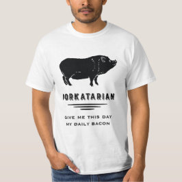 Vintages Schwein - Porkatarian Vatertag Daily Baco T-Shirt