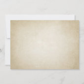 Vintages Schweinefleisch GRILLEN Geburtstag Einlad Einladung (Rückseite)