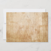 Vintages Schweinefleisch GRILLEN Geburtstag Einlad Einladung (Rückseite)