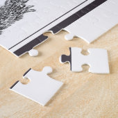 Vintages Schweinradierungspuzzlespiel Puzzle (Seite)