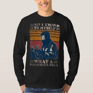 Vintages Schweißen für Männer Vater Blacksmith Wor T-Shirt