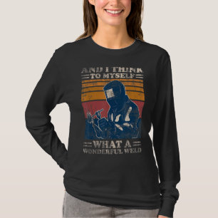 Vintages Schweißen für Männer Vater Blacksmith Wor T-Shirt