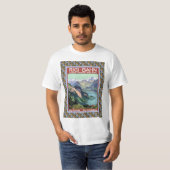 Vintages Schweizer Bahnluzern Rigi Bahn T-Shirt (Vorne ganz)