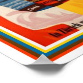 Vintages Schweizer Kaffeepopster 12 x 16 Poster (Ecke)