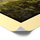 Vintages Schweizer Panorama Rigi Kaltbad Poster (Ecke)