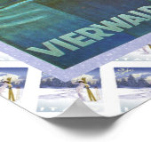 Vintages Schweizer Poster Vierwaldstattersee (Ecke)